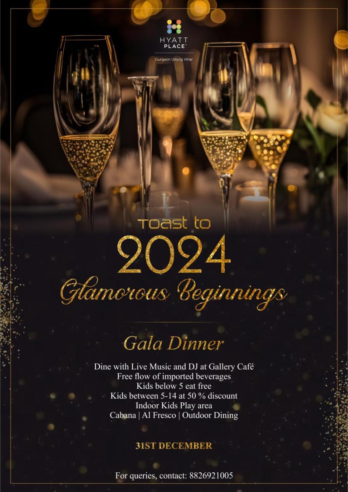 Hyatt Place Gurgaon Udyog Vihar Екстериор снимка New Year's Eve Gala Dinner at Gallery Cafe